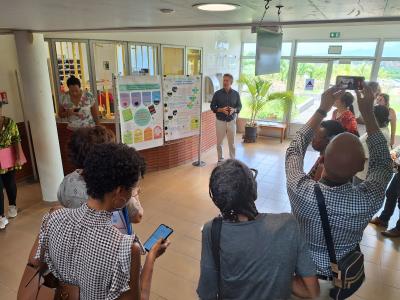 Présentation des résultats du projet PUMAT et du nouveau projet TRANUM. © J. Réminy, Cirad.jpg